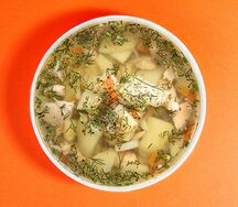 Суп куриный из цыплёнка