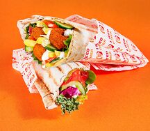 Донер с фалафелем в лаваше