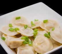 Пельмени с креветкой