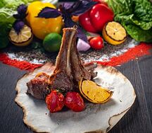 Шашлык из каре ягненка