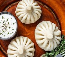 Хинкали отварные с говядиной