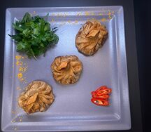 Хинкали с говядиной (жареные)