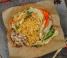 Ком Ранг Га Тхап Кам, суп Бо