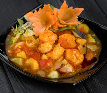 Том Сот с белым рисом