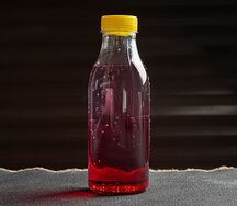 Лимонад домашний малиновый