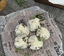 Хинкали со свининой и говядиной 