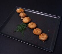 Шампиньоны на углях