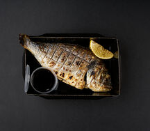 Дорадо на мангале