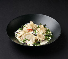 Мини-хинкали с мясом