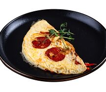 Омлет с Пепперони и сыром