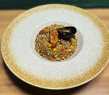 Рис с морскими гадами