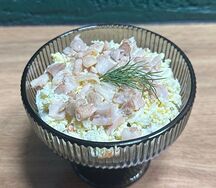 Оливье с куриным филе