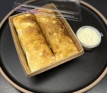 Блины с курицей и грибами