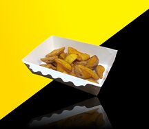 Картофель по-деревенски с белым соусом
