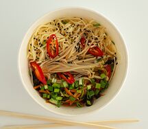 Лапша с овощами 