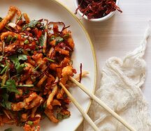 Куриное филе соломкой с острым перцем