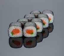 Мини с копченым лососем