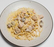 Паста Курица с Грибами