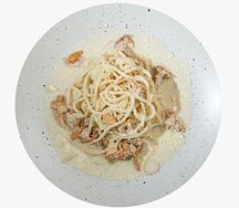 Паста с лисичками в сливочном соусе