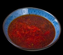 Борщ с салом