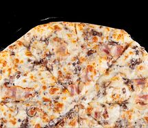 Пицца с Грибами и беконом