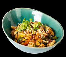 Удон с курицей