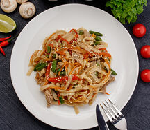 Лапша со свининой