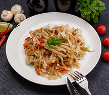 Лапша с курицей