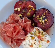 Слива, страчателла, коппа