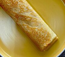Блин с курицей и грибами