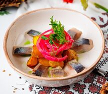 Сельдь с картошкой беби