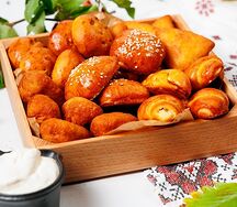 Пирожки с грибами и картофелем