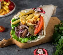 Гирос Халуми с говядиной