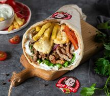 Гирос Халуми со свининой