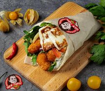 Гирос Халлуми с креветками