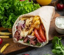 Гирос Халлуми c индейкой