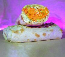Шаурма с морковкой по-корейски