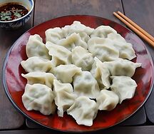 22 Вареные пельмени с бараниной