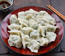 21 Вареные пельмени с телятиной