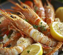 Лангустины с головой
