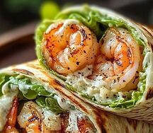 Цезарь ролл с креветками