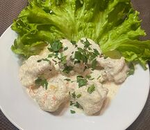 Курица в сливках
