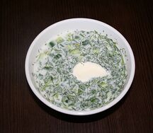 Окрошка на кефире