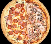 Пицца 2 вкуса Чикен-чоризо острая гигантская
