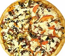 Пицца 2 вкуса Фирменная гигантская