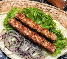 Люля-кебаб с курицей и грибами