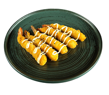 Креветки с соусом васаби