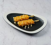 Сыр темпура с соусом карри