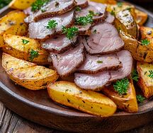 Сельдь с картофелем