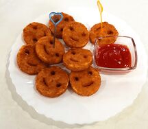 Смайлы картофельные